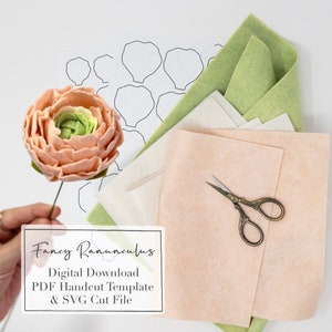 Fancy Ranunculus Digital Download DIY Package
