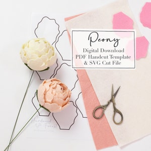 Peony Digital Download DIY Package