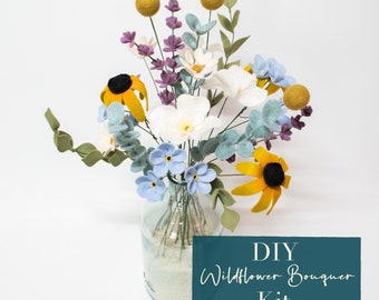 Wildflower Bouquet DIY Kit and Tutorial