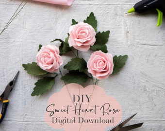 Sweetheart Rose Téléchargement numérique DIY Package