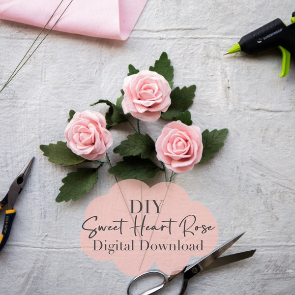 Sweetheart Rose Digital Download DIY Package