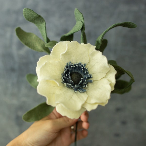 Felt Anemone Etsy
