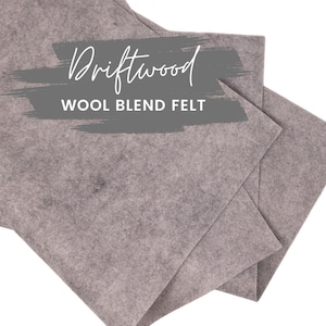 Driftwood Wool Blend Felt Sheets: DIY Craft Fabric