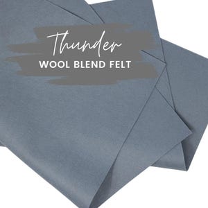 Thunder Wool Blend Felt Sheets: DIY Craft Fabric
