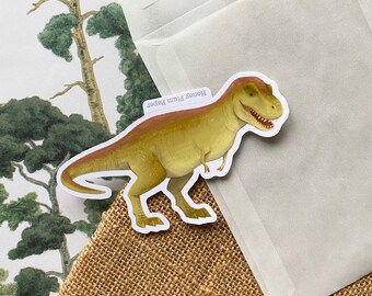 T -Rex Sticker ~ Matte Dinosaur Sticker ~ Tyrannosaurus Rex / Planner / Journal Sticker ~ illustration / drawing ~ HoneyPlumPaper