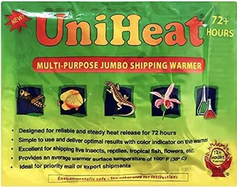 Heat pack for shipping plants in cold weather. (usually 1 pack per 6 plants)