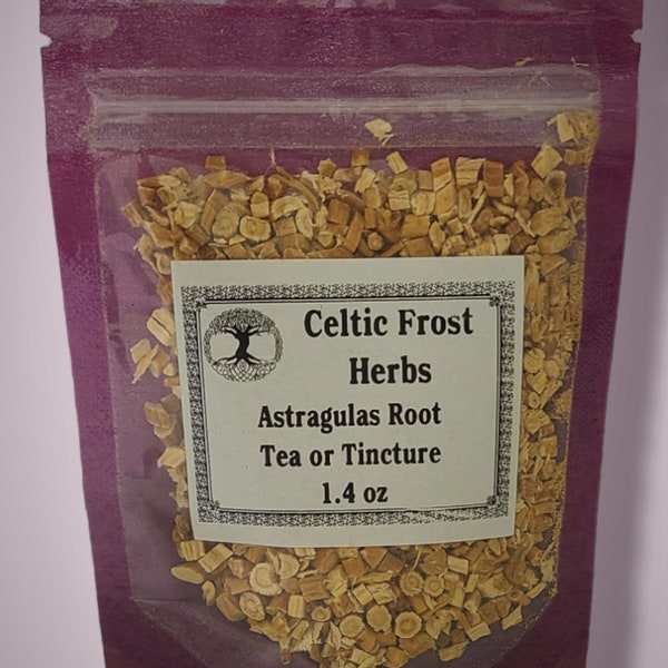 Astragalus Root tea or tincture (cut and sifted, dried herb)