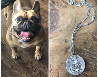 Custom Animal Necklace, Cat Dog Pendant, Animal Jewelry, Personalized Necklace