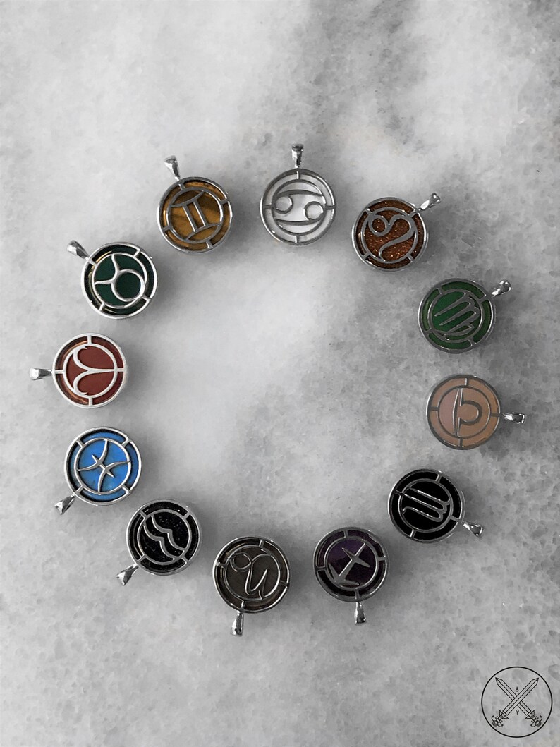 Silver Virgo Sign Necklace With Green Jade Gemstone Zodiac Etsy