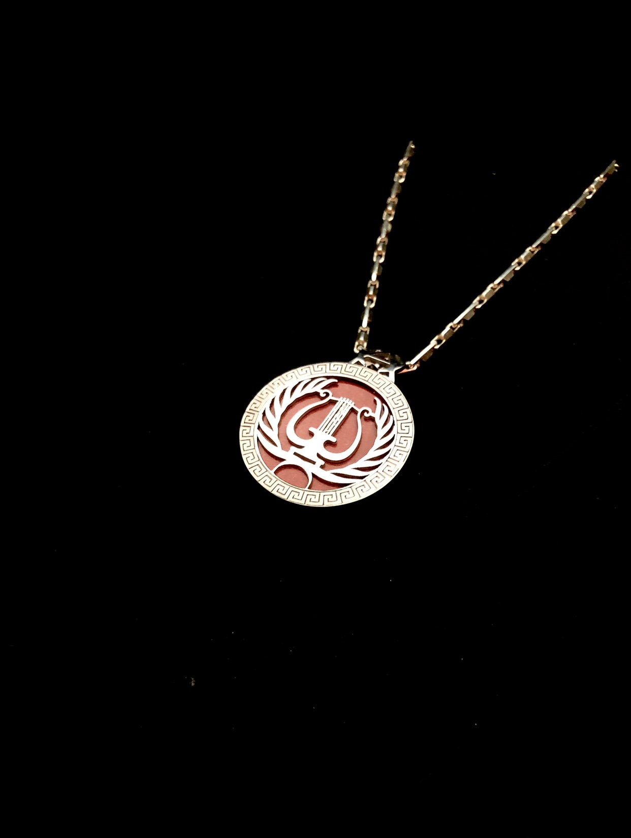 Apollo Necklace Sun God Pendant Silver Greek Medallion Etsy