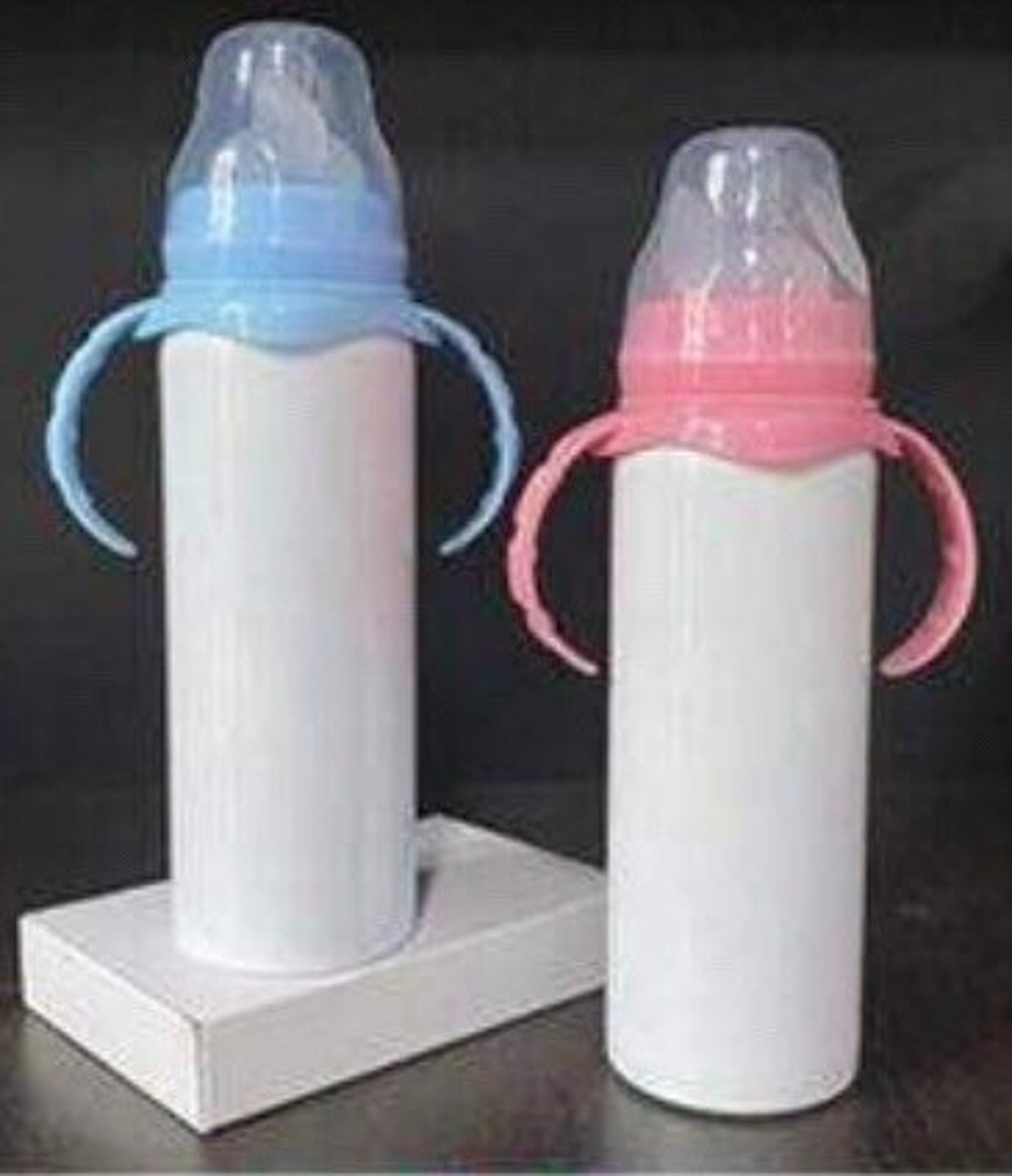Infant bottles Sublimation stainless steel Baby Bottle 8 oz Etsy