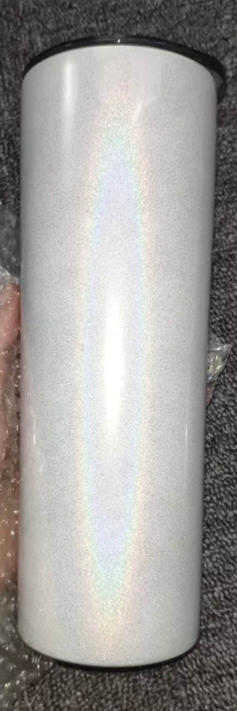 Download Sublimation Blank Tumbler 20oz White Glitter. Double Wall ...