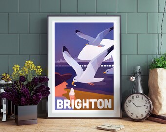 Brighton - Plakat A3 Wydruk