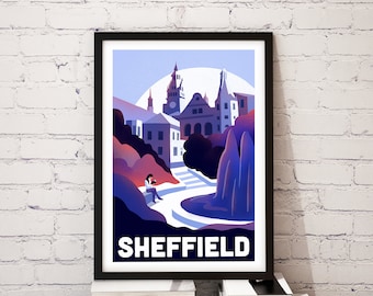 Sheffield - A3 Poster Print