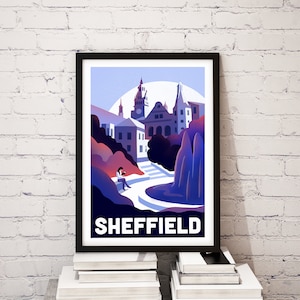 Sheffield - A3 Poster Druck