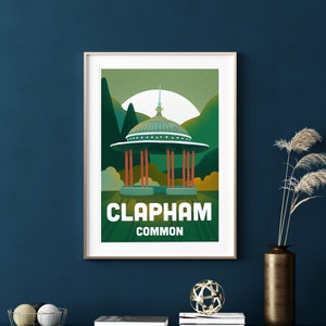 Clapham Common - A3 Poster Print