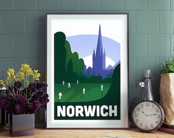 Norwich - A3 Poster Print