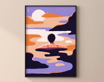 Wild Swimming - Giclée Art Print