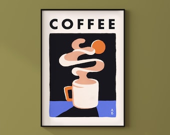 Lion Coffee Vintage Cafe Poster: Fine Art Giclee Print - Etsy