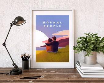Normalni ludzie - wydruk giclee A4