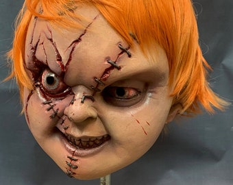 Custom CHUCKY CHILD'S PLAY wearable Latex Mask - or - Halloween Collectors Bust