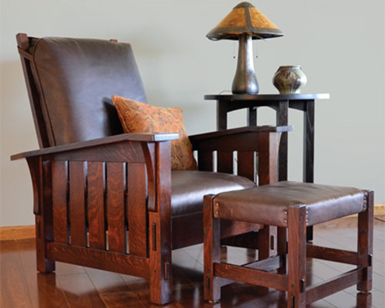 Stickley Morris Chair Reproduction Arts and Crafts Furniture Etsy