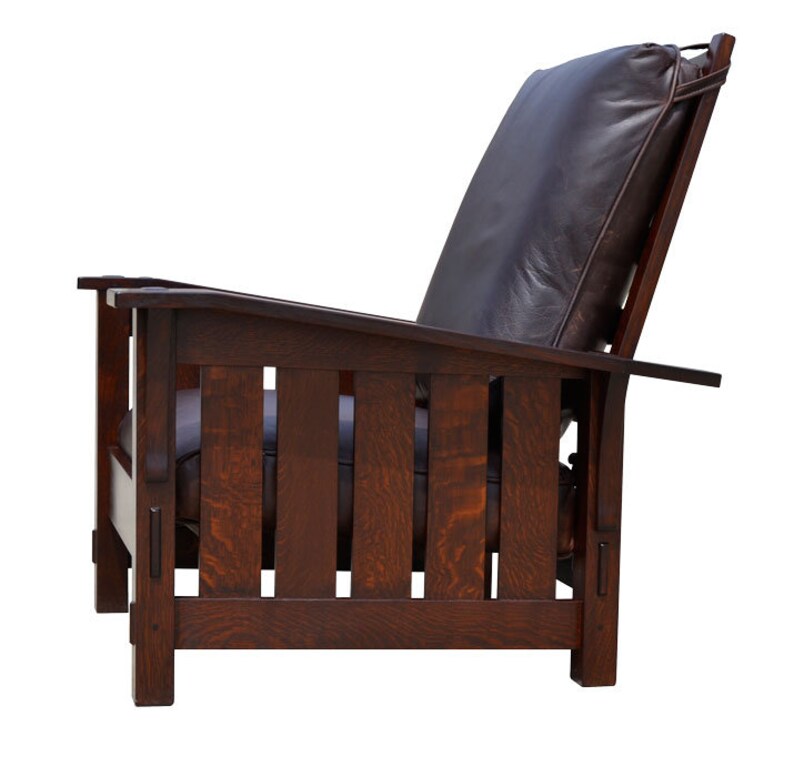 Stickley Morris Chair Reproduction Arts and Crafts Furniture Etsy