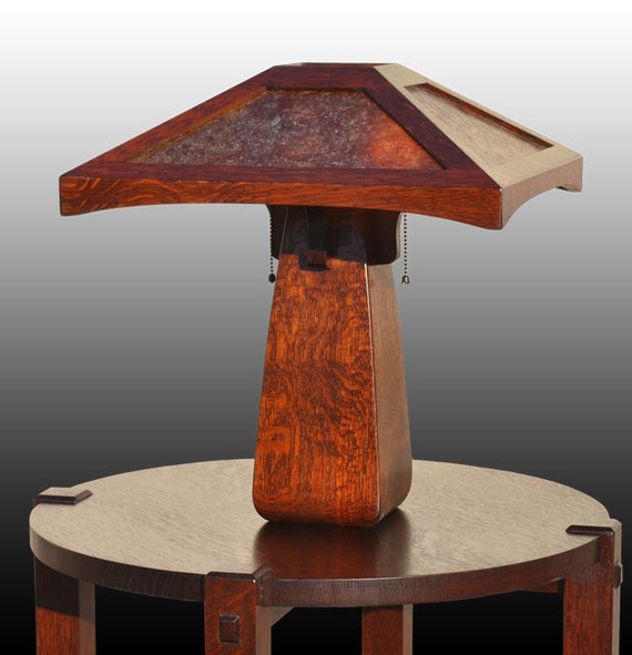 arts and crafts style table lamps