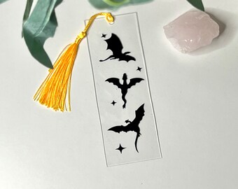 Fourth Wing inspired acrylic bookmark