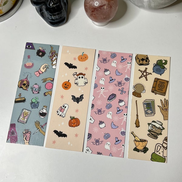 Cute spooky Halloween Bookmark themed