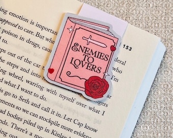 Enemies to Lovers Magnetic Bookmark | Book Lover Gift