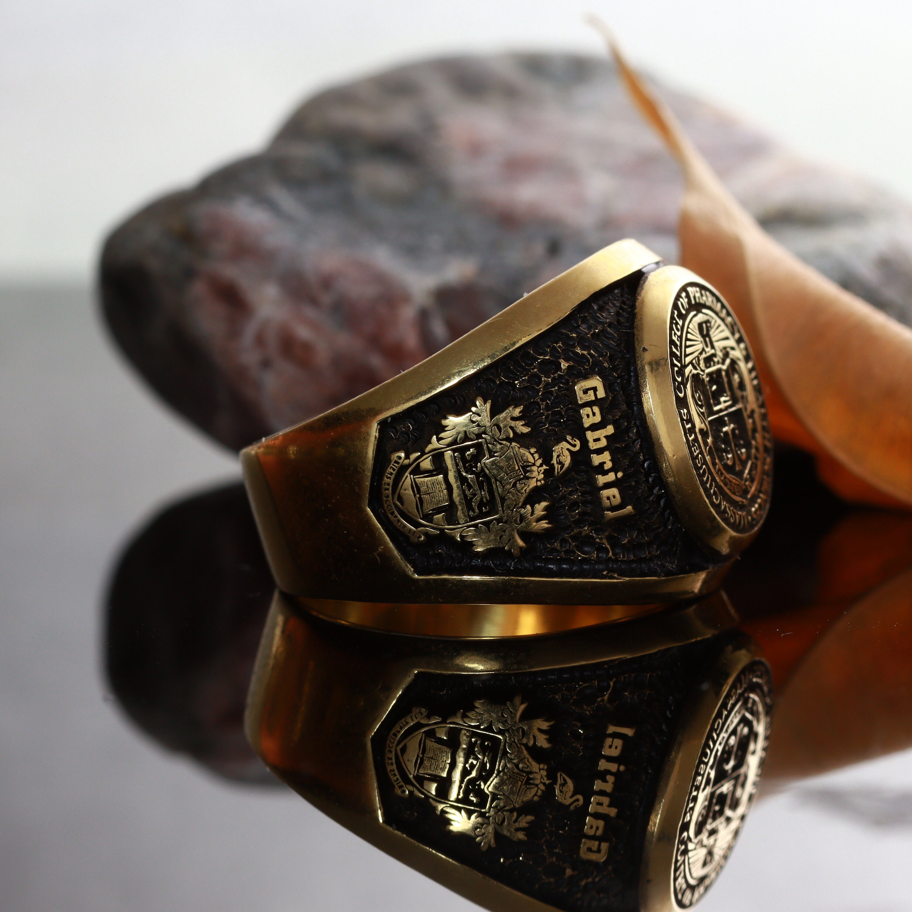 Custom Graduation Ring College Class Ring Etsy Singapore