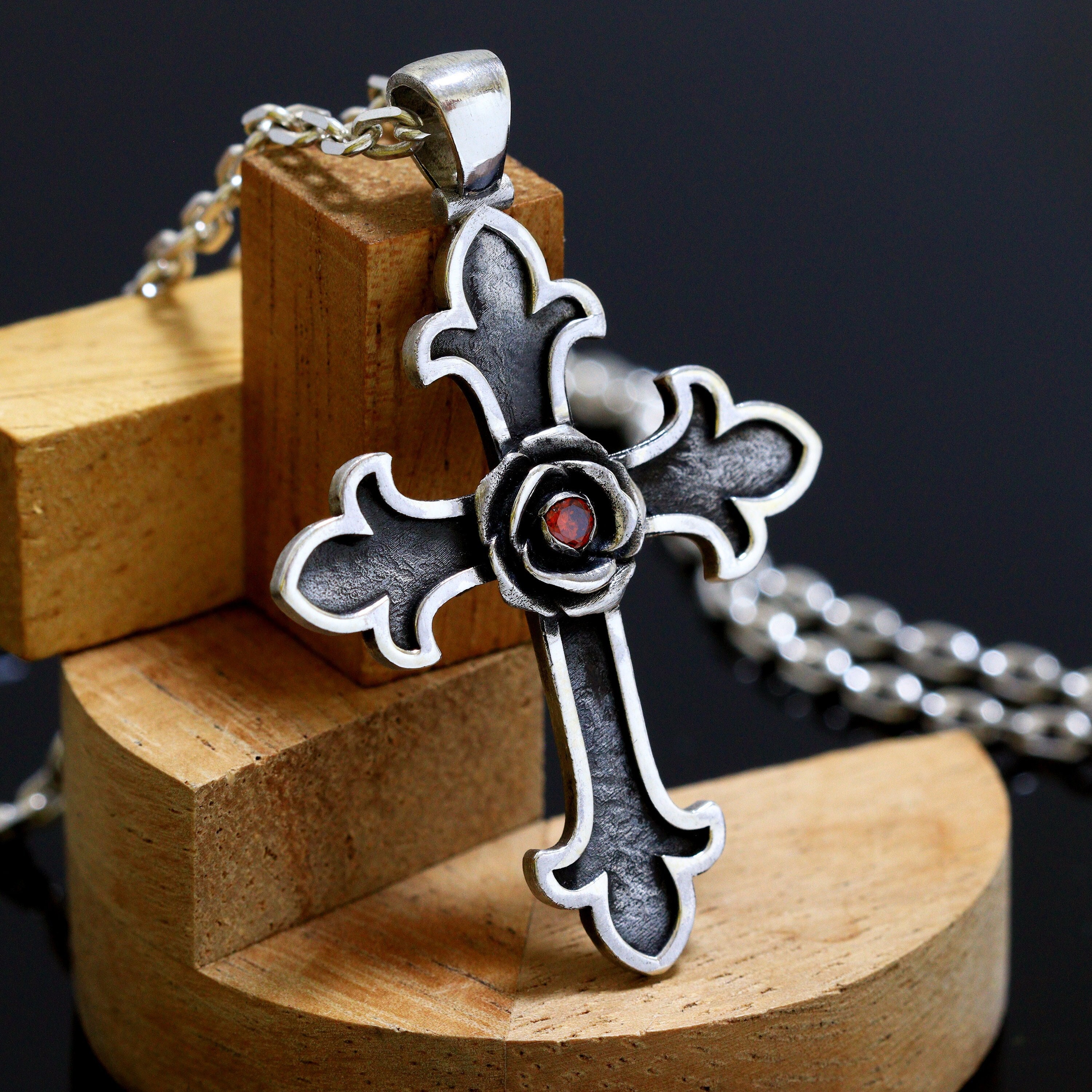 Rosicrucian cross pendant hot sale