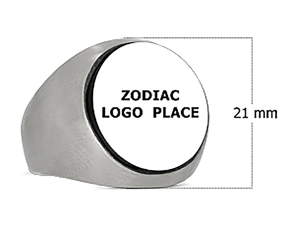 Silver Leo Ring for Men Leo Zodiac Sign Ring Astrology Ring Etsy