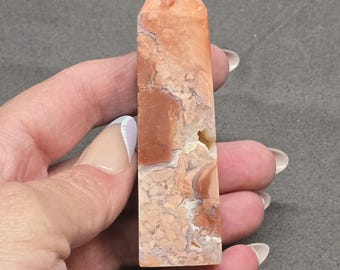 Pink Druzy Agate Crystal Tower, Crystal, Crystal Tower, Pink Agate, Manifestation, Metaphysical, Chakra, Crystal Energy, Fast Shipping