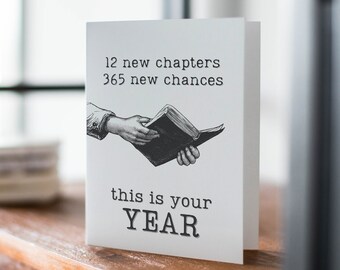 This Is Your Year Greeting Card For Book Lovers, And Writers