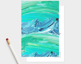 Paint Postcards - Summer Waves Paint Postcard Set - Assorted Postcards