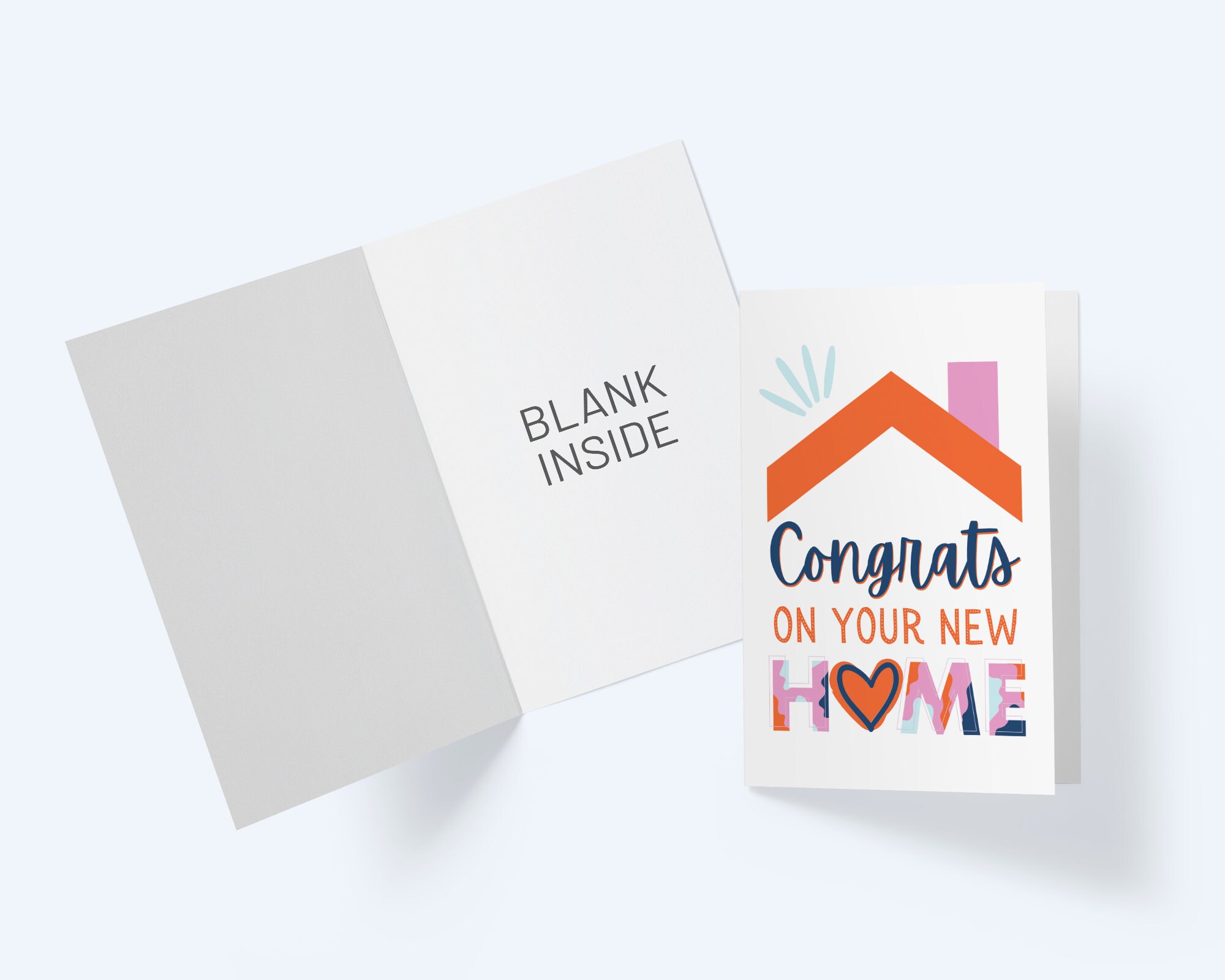 Housewarming Card New House Note Card Congrats on Your New - Etsy
