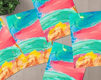 Paint For Love Postcards - Paint Postcard Bundle - Assorted Postcards
