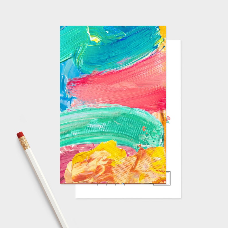 Paint for Love Postcards - Paint Postcard Bundle - Assorted Postcards ...