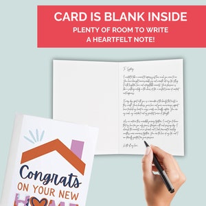 Housewarming Card New House Note Card Congrats on Your New Home - Etsy