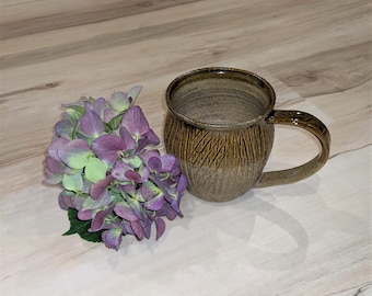 Ceramic Mug, Handmade Cup, Stoneware, Speckled Glaze