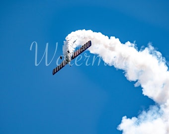 Acrobatic Airplane. (Digital print)