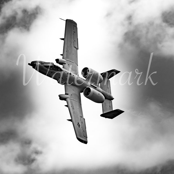 A-10 Warthog Jet. (3 Digital prints)