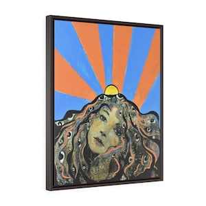 Arizona Road Tripping -Fine Art Print/Vertical Framed Premium Gallery Wrap Canvas by Rachel Tucker/Bedroom Office Wall Art print/Free Spirit