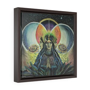 Soul Contracts- Fine Art Print/Square Framed Premium Gallery Wrap Canvas by Rachel Tucker/Bedroom Art/ Office Wall Art print/ Canvas Print