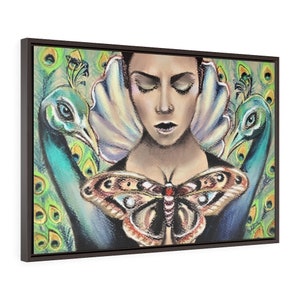 Queen of Sky & Sea -Fine Art Print/ Horizontal Framed Premium Gallery Wrap Canvas by Rachel Tucker/Bedroom/Office Wall Art print/Canvas Art