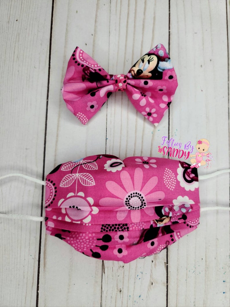 Mouse Hair Bow And Mask