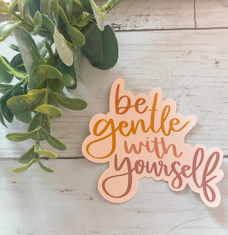 boho aesthetic quote stickers sticker pack water bottle etsy