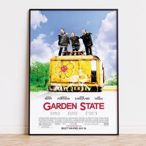Garden State - Póster de película / Descarga digital / Alta calidad listo para imprimir